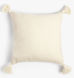 Housse de coussin en velours à pompons 45×45 cm, housse de coussin décorative en velours à pompons, vente en gros, housse de coussin bohème en velours à pompons - Product Image 6