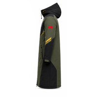 Vestes longues décontractées à capuche pour hommes, en textile, pour la saison froide, durables, chaudes, écologiques, respirantes, vêtements d'hiver, vente en gros