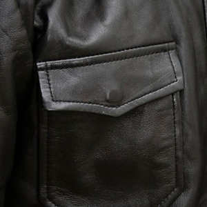 Chaqueta de Cuero Genuino Vintage de Alta Calidad para Hombre, Impermeable, Transpirable, con Cuello de Embudo, Nueva Llegada, a la Moda - Product Image 6