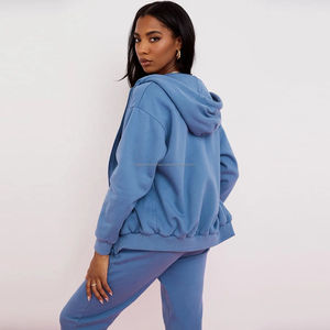 Ensemble de survêtement à capuche 2 pièces avec fermeture éclair pour femmes, veste à manches longues, pantalons de survêtement imprimés Technics Direct Fabricants de vêtements - Product Image 3