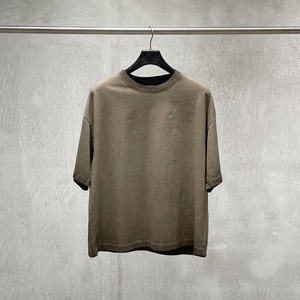 Camiseta de hombre con lavado ácido, 100% algodón, manga larga, hombros caídos, estilo urbano, corte holgado, lavado mineral, básicos premium - Product Image 5