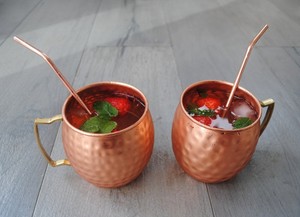 Taza de Cobre, Taza Metálica Resistente con Diseño Elegante para Uso Doméstico y Comercial - Product Image 2