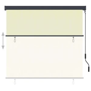 Tenda a rullo crema da esterno 63 \ "x98.4 \" per tende e persiane - Product Image 3