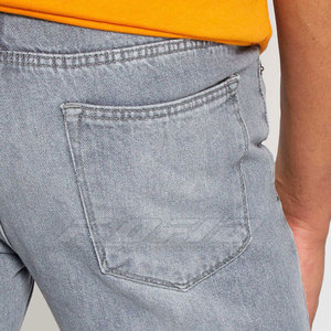 Pantalons en jean pour hommes urbains, coupe classique, en coton, tissu doux, pour un style quotidien et un confort de marche - Product Image 6