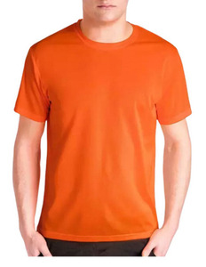 Camiseta de Hombre de Corte Regular, Cómoda, de Manga Corta, para Uso Diario, Cuello Redondo, Mezcla de Algodón - Product Image 2