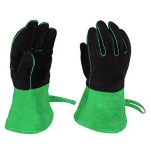 Guantes de Soldadura MIG/TIG de Cuero Vacuno de Alta Calidad, con Puño de Seguridad, Antivibración, Resistentes al Calor, para Uso Industrial - Product Image 3