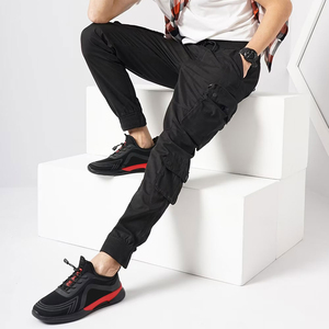 Professional Cargo Pants Custom Streetwear Cargo <b>Trousers</b> French Terry Cotton Heavyweight OEM ODM Private Label Manufacturer - Product Image 5
