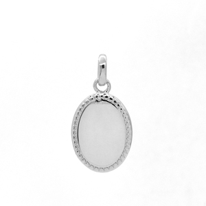 925 joyas de plata esterlina chapado en oro joyería grabado colgante encantos liso Oval en blanco colgante del encanto de la joyería de las mujeres - Product Image 4
