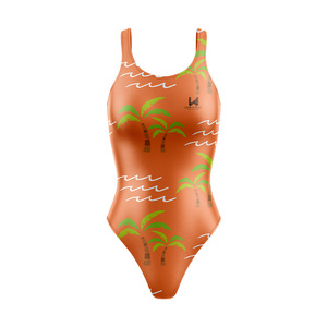 Women's Bikini Swimsuit <b>V</b> <b>Strings</b> 3D Flower Print Textured Back Quick Dry Four Way Stretch Spandex/Polyester Beachwear Bodysuit - Product Image 4