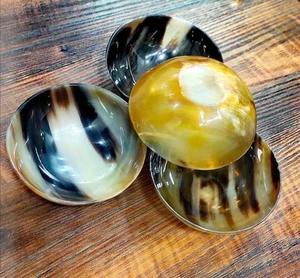 Bol en corne unique et de grande taille, décoratif pour table à manger, saladier en corne pour légumes et fruits, en promotion - Product Image 2