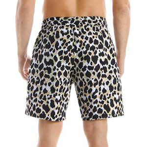 Customized <b>Mens</b> Quick Dry Beach Shorts 2 in 1 Workout Gym Sports Shorts Swimming <b>Trunks</b> High Waist Elastic Swimwear - Product Image 4