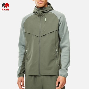 ชุดวอร์มผู้ชายขายดี น้ำหนักเบา ดีไซน์โดดเด่น ผ้าระบายอากาศได้ดี สวมใส่สบาย มีฮู้ด ปิดด้วยซิป - Product Image 4