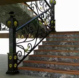 Barandillas y Sistemas de Balcón de Hierro Forjado Modernos – Piezas de Escalera de Alta Calidad para Proyectos Residenciales y Comerciales - Product Image 4