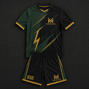 Conjunto de Uniforme de Fútbol Sublimado Personalizado de Micah Corporation, 100% Poliéster, Secado Rápido, Transpirable, Manga Corta, Uniforme de Equipo - Product Image 2