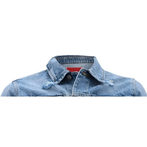 Chaqueta Vaquera Casual Vintage para Hombre, Ecológica, Transpirable, Lavable, Corte Ajustado, Lavado a la Piedra, en Poliéster/Algodón, para Invierno - Product Image 2