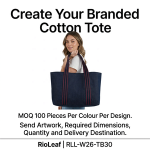 Sac fourre-tout en toile de coton pour femmes, 240 GSM, avec poignées à rayures contrastées, logo personnalisé pour les marques de labels privés - Product Image 6
