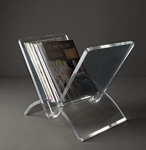 Porta revistas de acrílico, soporte transparente para revistas, expositor de periódicos moderno, organizador de revistas de acrílico, soporte para libros. - Product Image 5