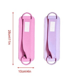 Menottes de poignet en nylon avec anneaux métalliques pour l'exercice, équipement de fitness portable, plusieurs couleurs disponibles - Product Image 3
