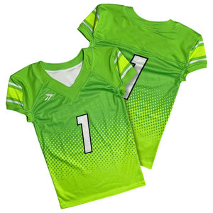 Camiseta de Fútbol Americano a Precio Económico, Venta al Por Mayor, Secado Rápido, Transpirable, Logotipo y Número Personalizados, Todas las Tallas, MOQ Bajo, OEM, Pakistán - Product Image 2