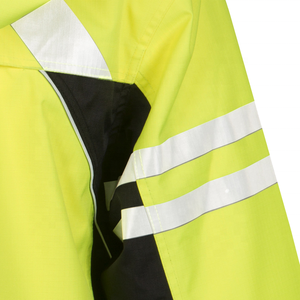 Chaqueta de Trabajo Reflectante con Luces LED, 100% Poliéster, Multibolsillos, para Exteriores, Suministro de Fábrica - Product Image 5