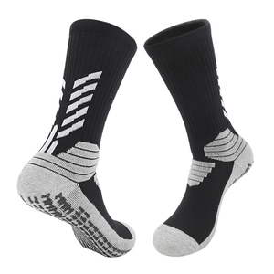 Chaussettes de sport en spandex/polyester pour hommes, personnalisables avec logo, respirantes, écologiques, de haute qualité, pour adultes, vente en gros - Product Image 4