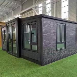 Casa Prefabricada Móvil Expandible <span class=keywords><strong>de</strong></span> 40 pies y 20 pies, Villa Contenedor con Dormitorio Extensible, Casa Mágica con Piscina - Product Image 1