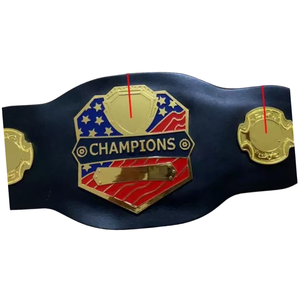 Ceinture de champion personnalisable, titre de lutte premium, design drapeau américain, trophée sportif de haute qualité - Product Image 5