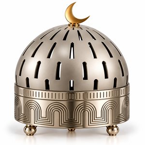 Round Silver Embossed Chocolate Server with Clear Dome for Restaurant Hotels Weddings & Event Custom Sizes & Colors Available - Product Image 6