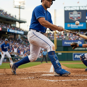 QST Protectores de espinilla de béisbol de gran venta, ligeros, duraderos, de tela no tejida, de calidad profesional, para bateadores zurdos - Product Image 3