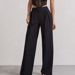 Pantalones Acampanados de Mujer 2026 de Cintura Alta, Moda Urbana, Pantalones Largos de Pierna Ancha para Otoño, Fabricante de Pantalones - Product Image 6