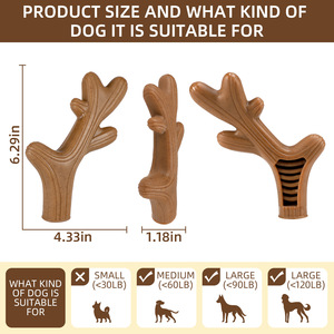 Kinghon Nuevo Juguete de Hueso para Perro de Nylon de Grado Alimenticio, Duradero, Indestructible y Anti-mordida, para Limpieza Dental, Venta al por Mayor - Product Image 5