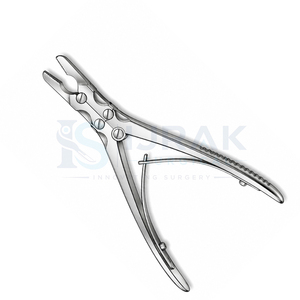 Pince à os chirurgicale manuelle en acier inoxydable, instrument orthopédique réutilisable, certifiée ISO 13485 CE, classe médicale - Product Image 1