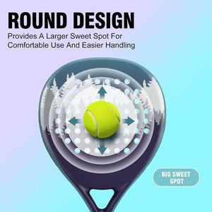 Fabricant en gros, prix raisonnable, raquettes de padel de qualité supérieure, design de logo personnalisé, vêtements de sport, raquettes de padel - Product Image 4