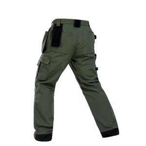 Wholesale Men's Industrial <b>Cargo</b> <b>Work</b> <b>Pants</b> Multi Pocket Reinforced Knee Utility Trousers OEM ODM Construction Workwear - Product Image 1