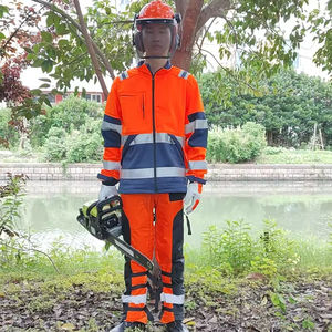 Sweat à capuche de sécurité haute visibilité ANSI Classe 3, réfléchissant, imperméable, avec LED clignotantes, fermeture éclair intégrale, OEM ODM, pour vêtements de travail de construction - Product Image 6