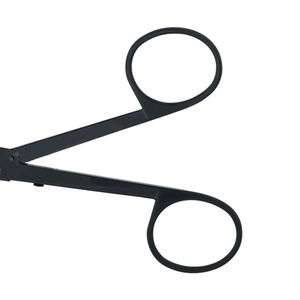 Pinzas de Cocodrilo Reutilizables para ORL, 8 cm, Forma de Copa, Recubrimiento Negro, Instrumento Manual para Disecciones Delicadas de Oído, Nariz y Garganta - Product Image 2