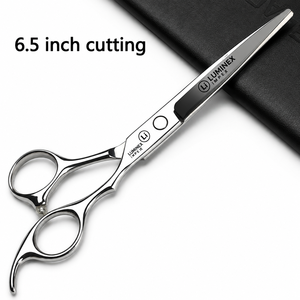 NYBL-55 5.5inch Straight <b>Left</b>-<b>handed</b> <b>Scissors</b> JAPAN 440C Sharp 58-59HRC Hardness Stainless Steel Handle Barber Shears Hair 28 - Product Image 5