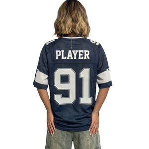 Camiseta Deportiva de Fútbol Americano Unisex con Manga Raglán y Malla, Personalizable, Estilo Urbano, Talla Grande, Venta al Por Mayor OEM - Product Image 4