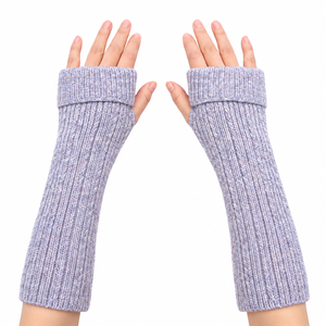 Unisex Stretch Fingerless Gloves Knit <b>Wrist</b> <b>Warmers</b> Outdoor Sports Cycling Fitness Running Training Gloves for Adults - Product Image 6