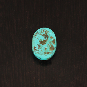 Pierre précieuse synthétique verte turquoise, cabochon ovale, 36 carats, 29x21mm, pierre lâche personnalisable pour la fabrication de bijoux - Product Image 5