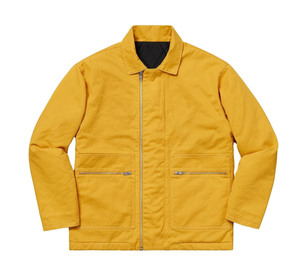 Custom Canvas Workwear <b>Jacket</b> Vintage Heavy <b>Jacket</b> With <b>Lined</b> Men Zip up Canvas Workwear <b>Jacket</b> - Product Image 4