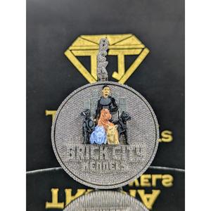Bling Iced Out "Brick City Kennels" Pendant VVS Moissanite Diamond in 925 Sterling Silver Hip Hop Jewelry By Trisha Jewels - Product Image 1