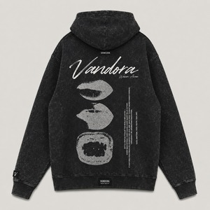 เสื้อฮู้ดผู้ชายทรงปกติ VANDORA ผ้าโพลีเอสเตอร์/คอตตอนเฟรนช์เทอร์รี่ พิมพ์ลายแบบวินเทจ สวมใส่สบาย เหมาะสำหรับฤดูหนาว เป็นมิตรต่อสิ่งแวดล้อม - Product Image 2