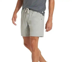 กางเกงขาสั้นผู้ชาย คุณภาพสูง ผ้าฝ้าย 100% พิมพ์ลายดิจิทัล ระบายอากาศได้ดี สีพื้นเรียบง่าย ใส่สบายในฤดูร้อน - Product Image 2