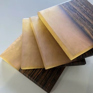 Elegant Walnut Wood Epoxy Drink Coasters for <b>Table</b> Setting Designer Walnut Epoxy Coaster Set for <b>Bar</b> and Café - Product Image 1