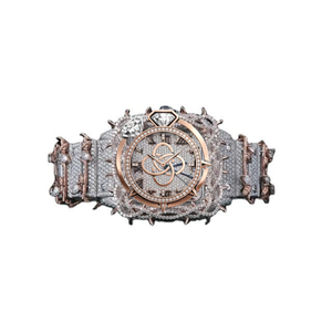 Reloj de Pulsera de Lujo con Moissanita para Hombre, con Incrustaciones de Piedras, de Acero Inoxidable, con Diamantes - Product Image 1