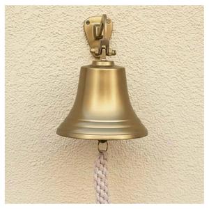 Hermosa Campana de Latón con Sonido Puro, Campana de Latón Premium, Perfecta para Decoración Náutica, Jardín, Hogar, Pared y Templo - Product Image 1