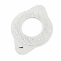 Patch adhésif personnalisé découpé sur mesure en non-tissé souple pour capteur CGM avec gel de silicone, fixation douce pour retrait facile, patch de fixation CGM en gros
