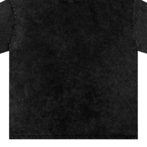 T-shirt Homme Oversize Noir Délavé au Design Élégant 100% Coton Streetwear Logo Personnalisé Séchage Rapide Écologique Service OEM - Product Image 4