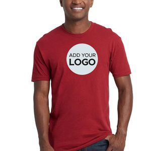 T-shirt unisexe à col rond en polycoton, coupe slim pour homme - Personnalisable - Product Image 5